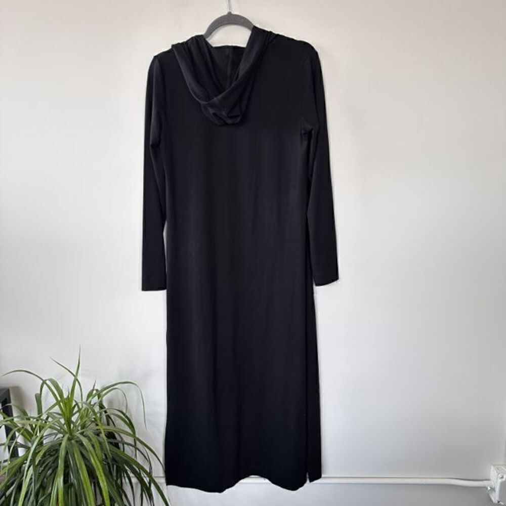 Revolve Fifteen Twenty Long Hooded Open Duster Cardigan Black S